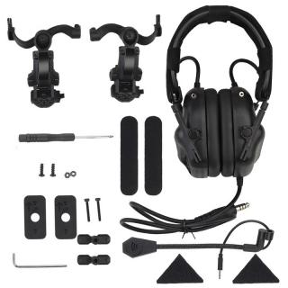 Cuffie Elettroniche Headset Gen 5 Noise Reduction & Sound Pickup with Adapter by Wosport